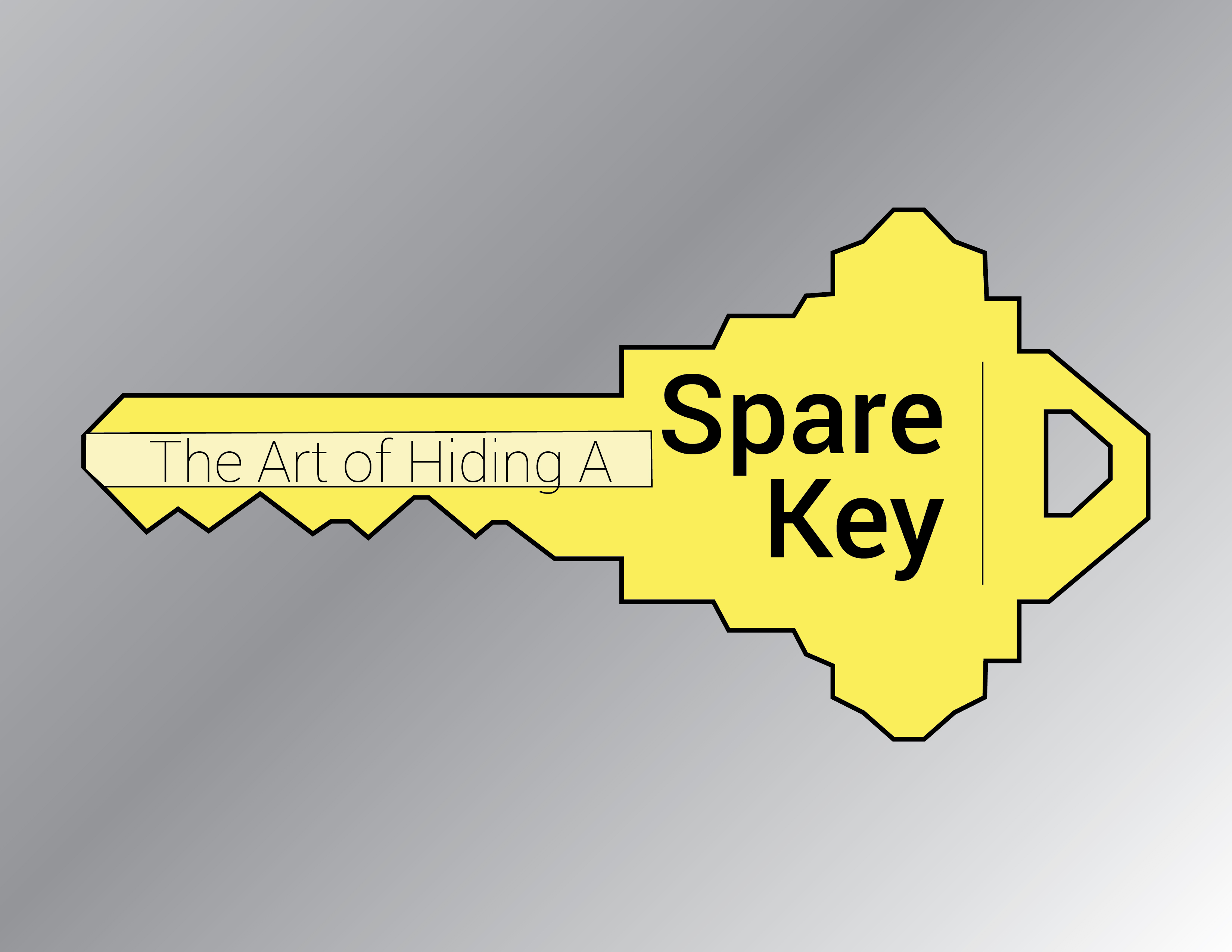 The Art of Hiding A Spare Key